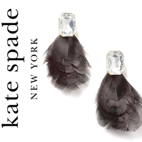 kate spade Jewelry - ✦NWT kate spade new york feather drop earrings✦